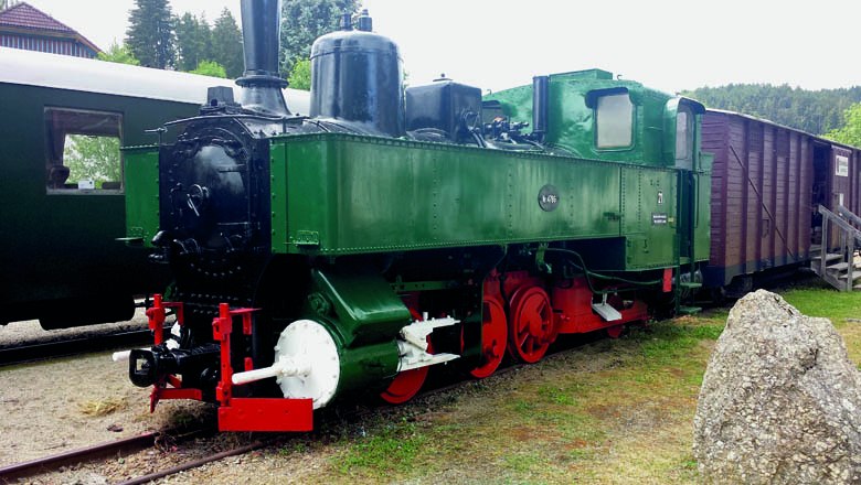 Museumswaggon mit Dampflok 298.206, © Gemeinde Langschlag