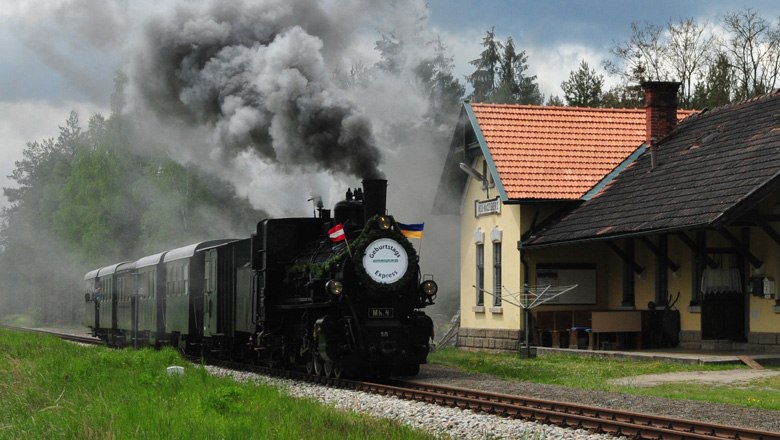 Nostalgie Dampf mit der Waldviertelbahn, © NÖVOG/knipserl.at