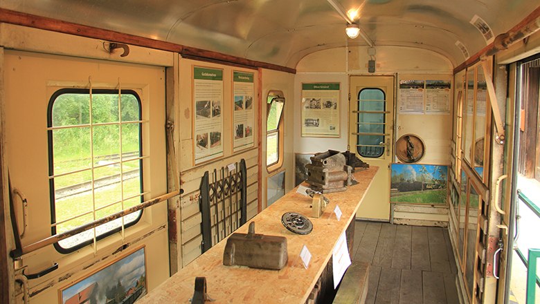 Eisenbahnmuseum im Waggon in Litschau, © NÖVOG/Schendl