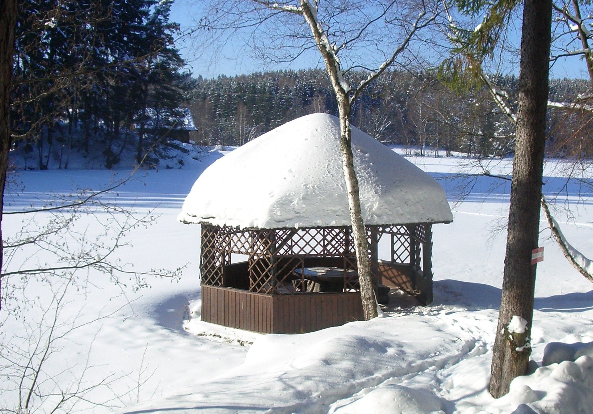 Sängerhütte im Winter